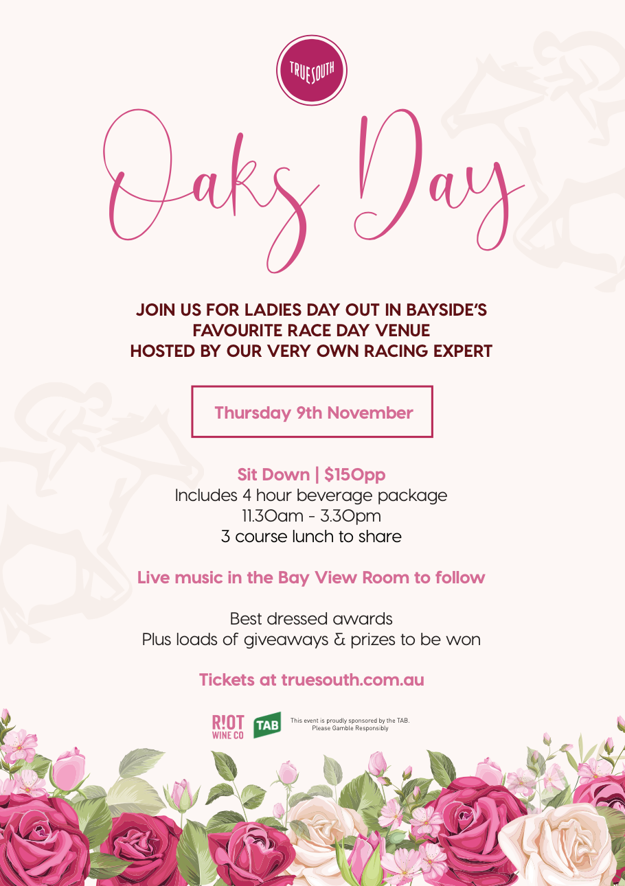 Oaks Day 2023 Poster at True South