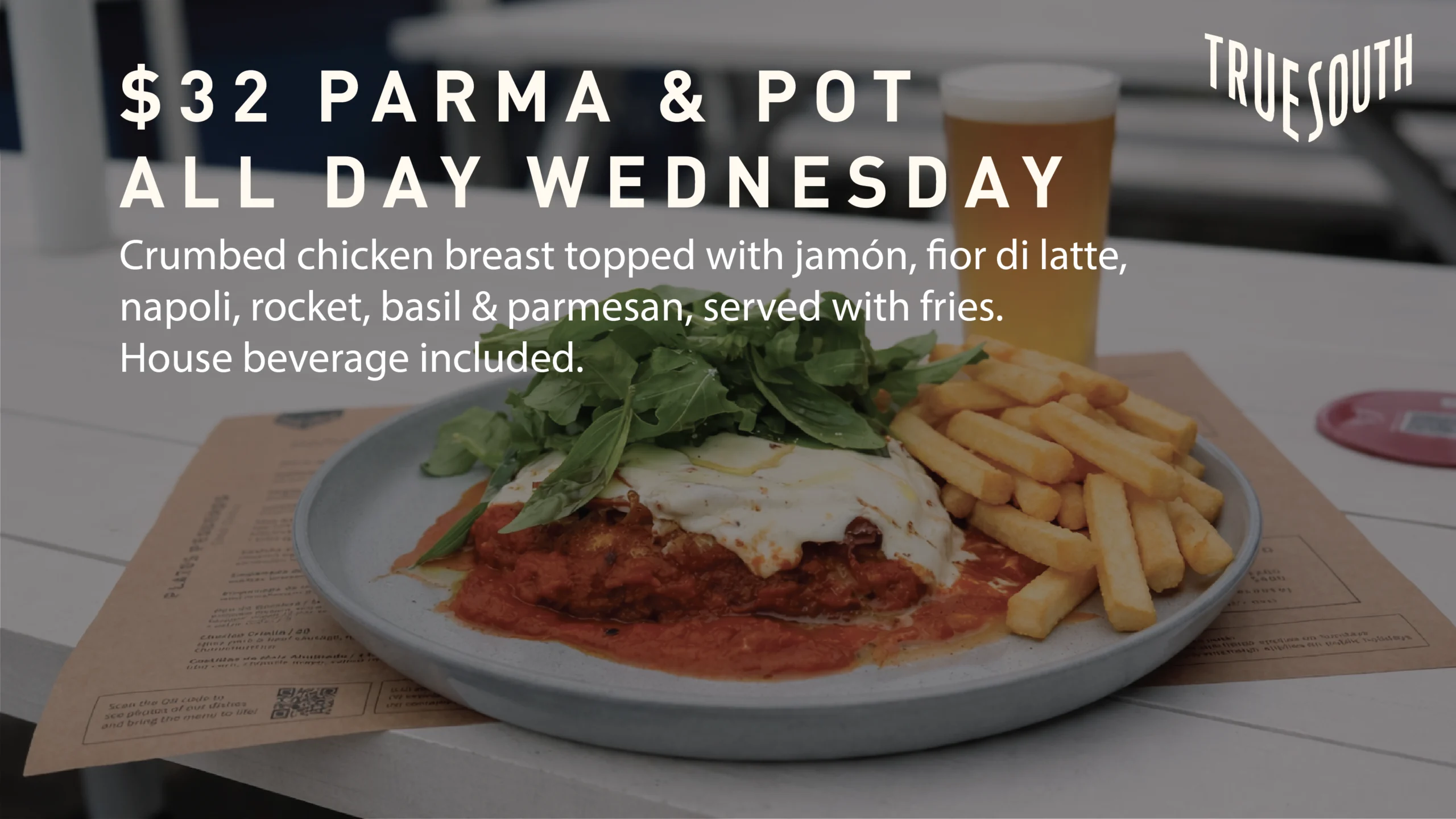Wednesday $32 Parma & Pot